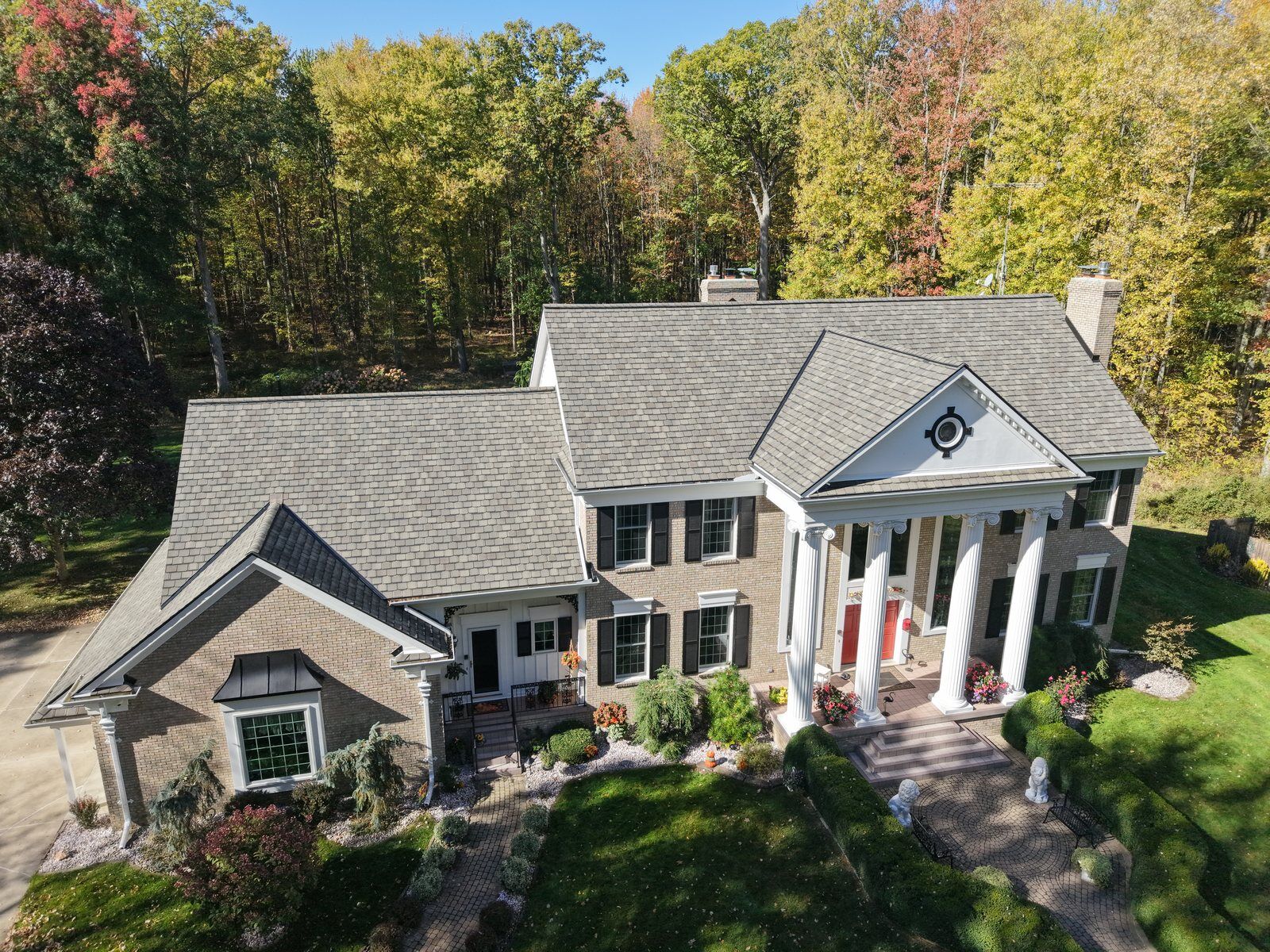 Completed full roof replacement on a Metro Detroit home